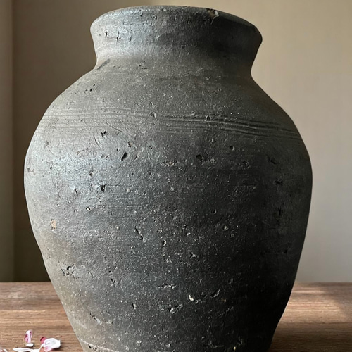 鎌倉時代 古備前壺】高さ24cm 重厚な歴史と美を宿す本物保証の逸品