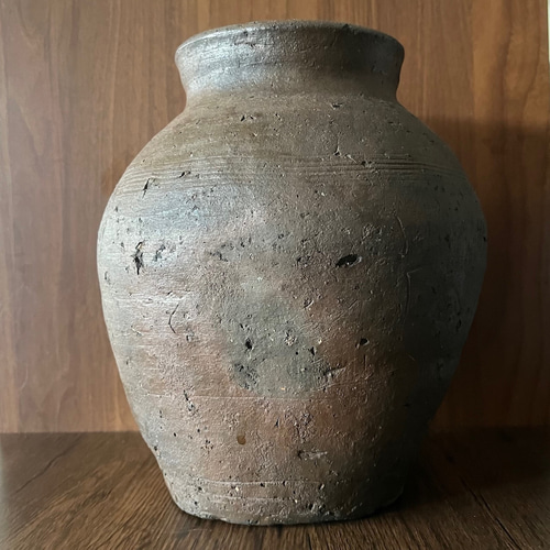 鎌倉時代 古備前壺】高さ24cm 重厚な歴史と美を宿す本物保証の逸品
