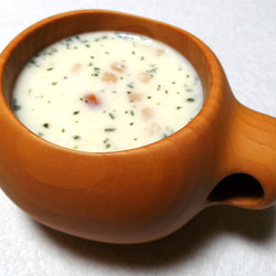 木のマグカップ　KYOTO Hannari cup　無垢 2枚目の画像