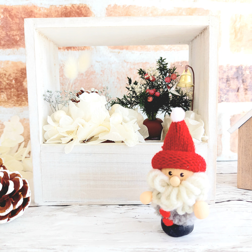★ことみ★クリスマスアレンジ★ キャンドルクリスマスアレンジ