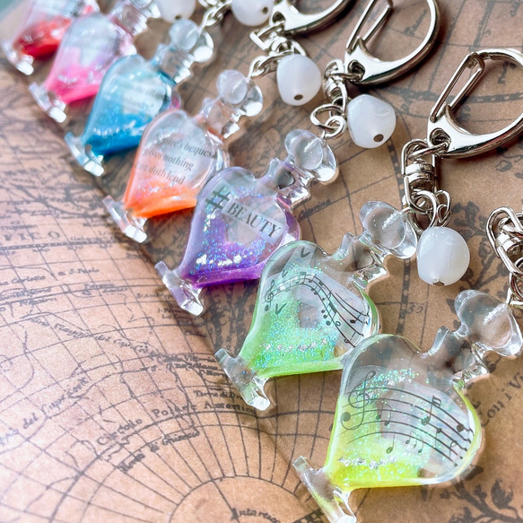 レジン》キーホルダー / 推し色ポーション その他アクセサリー