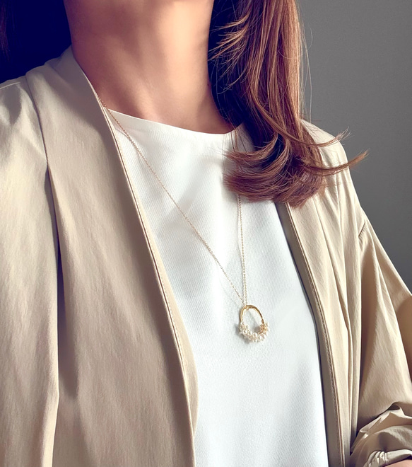 【ラッピング付き✶】★嬉しい煌めきSET✧˖プチパールオーバルリング★送料無料 6枚目の画像