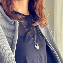 【ラッピング付き✶】★嬉しい煌めきSET✧˖プチパールオーバルリング★送料無料 9枚目の画像