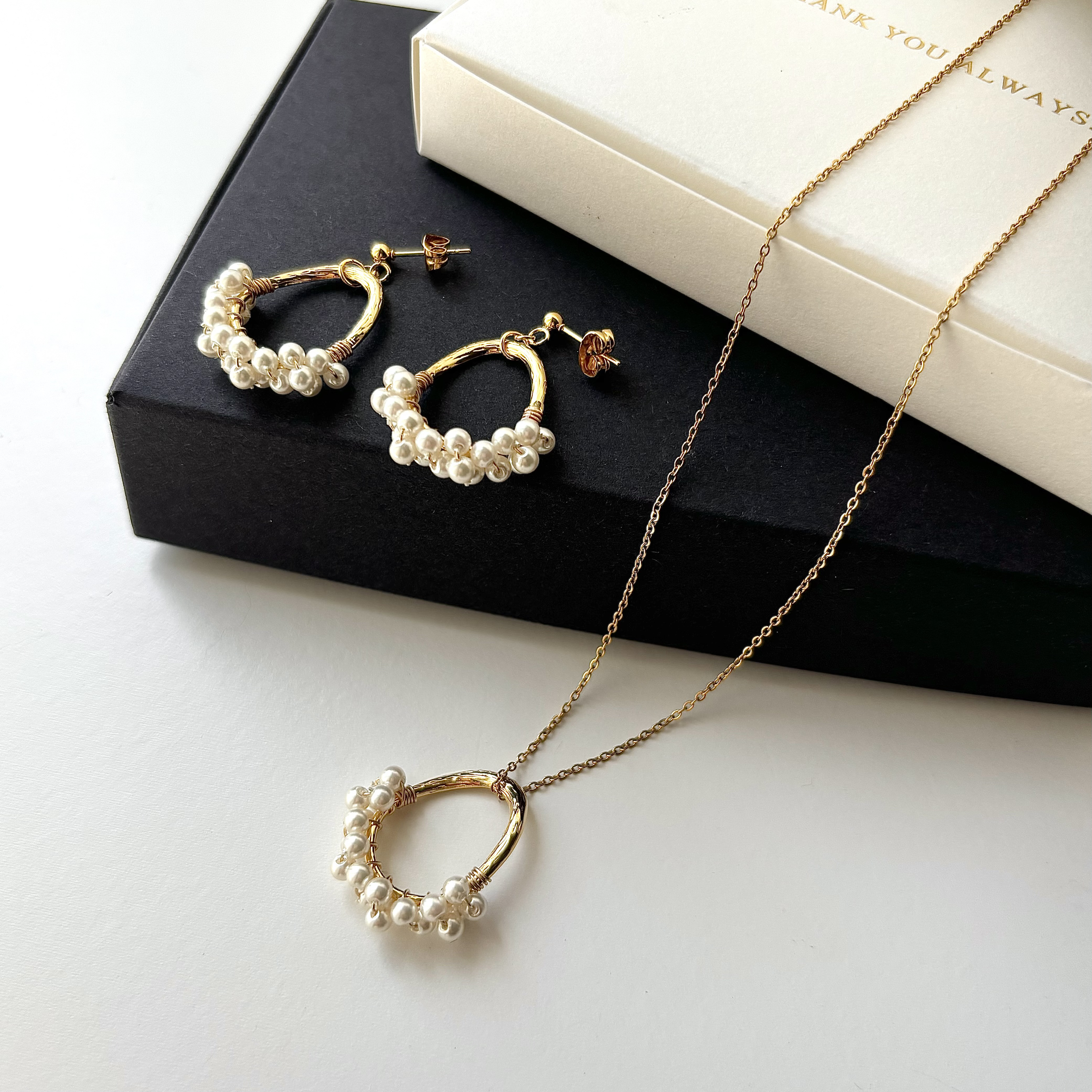 【ラッピング付き✶】★嬉しい煌めきSET✧˖プチパールオーバルリング★送料無料