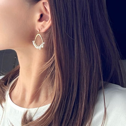 【ラッピング付き✶】★嬉しい煌めきSET✧˖プチパールオーバルリング★送料無料 8枚目の画像