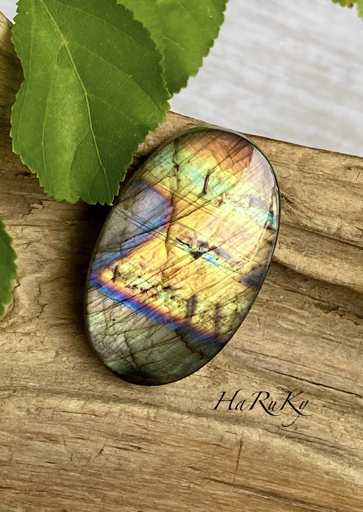 ハイグレード♡レインボー スペクトロライト フィンランド産 ラブラトライト 78 天然石 天然色