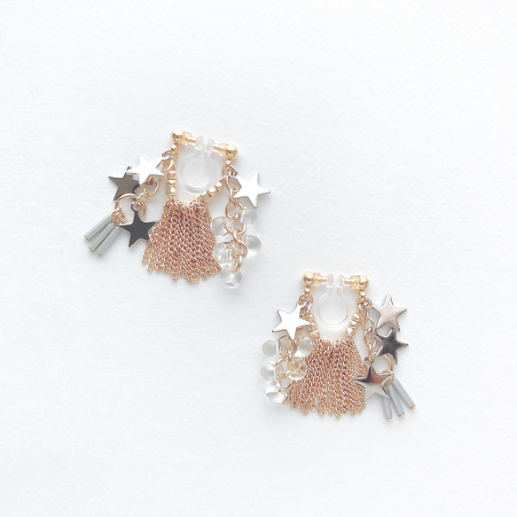 EARRING:「Quiet」starry night 2枚目の画像