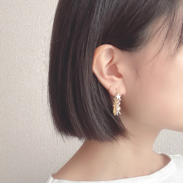 EARRING:「Quiet」starry night 6枚目の画像