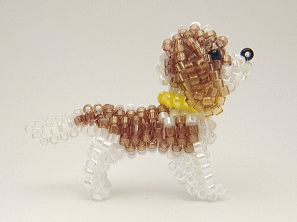 ☆専用品☆キャバリアのチャームG☆ビーズマスコット☆キーホルダー
