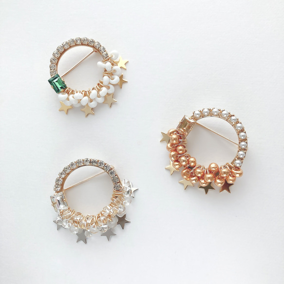 BROOCH:「Wish」starry night 7枚目の画像