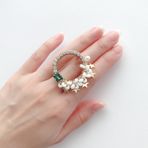 BROOCH:「Wish」starry night 5枚目の画像