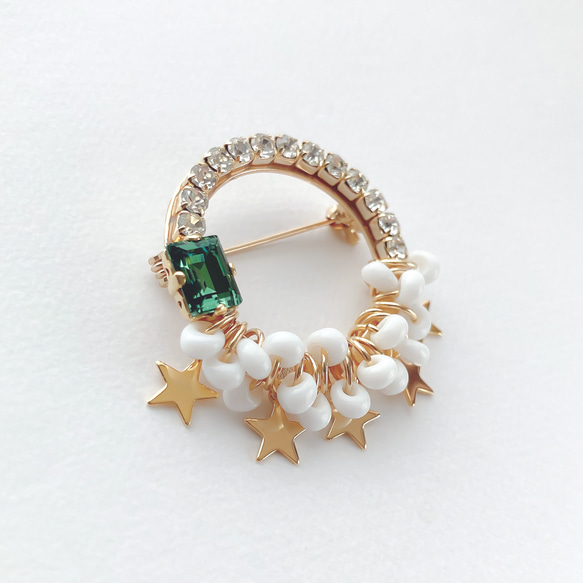 BROOCH:「Wish」starry night 3枚目の画像