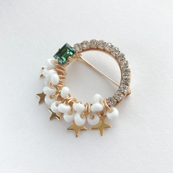 BROOCH:「Wish」starry night 2枚目の画像