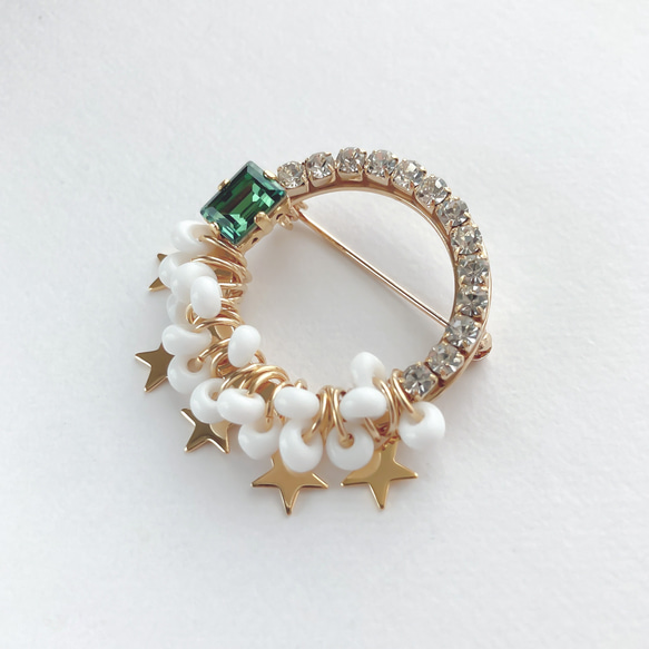 BROOCH:「Wish」starry night 2枚目の画像
