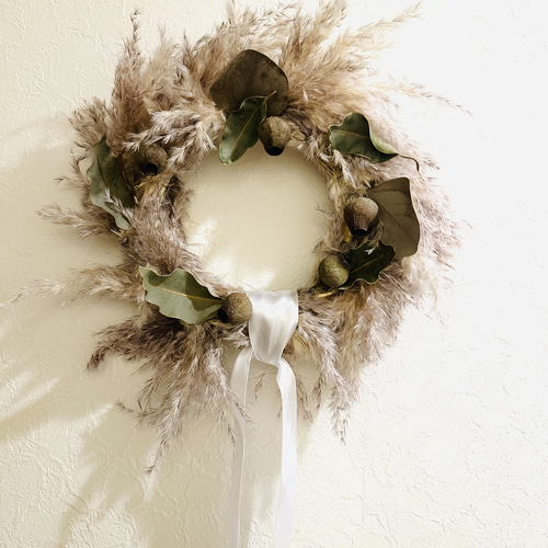 パンパスグラスのリース リース］パンパスグラス＜Dance With Me＞ 商品ページ - 土と風