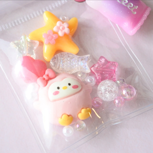 ペンギンちゃんのキャンディバッグA シャカシャカ＊キーホルダー