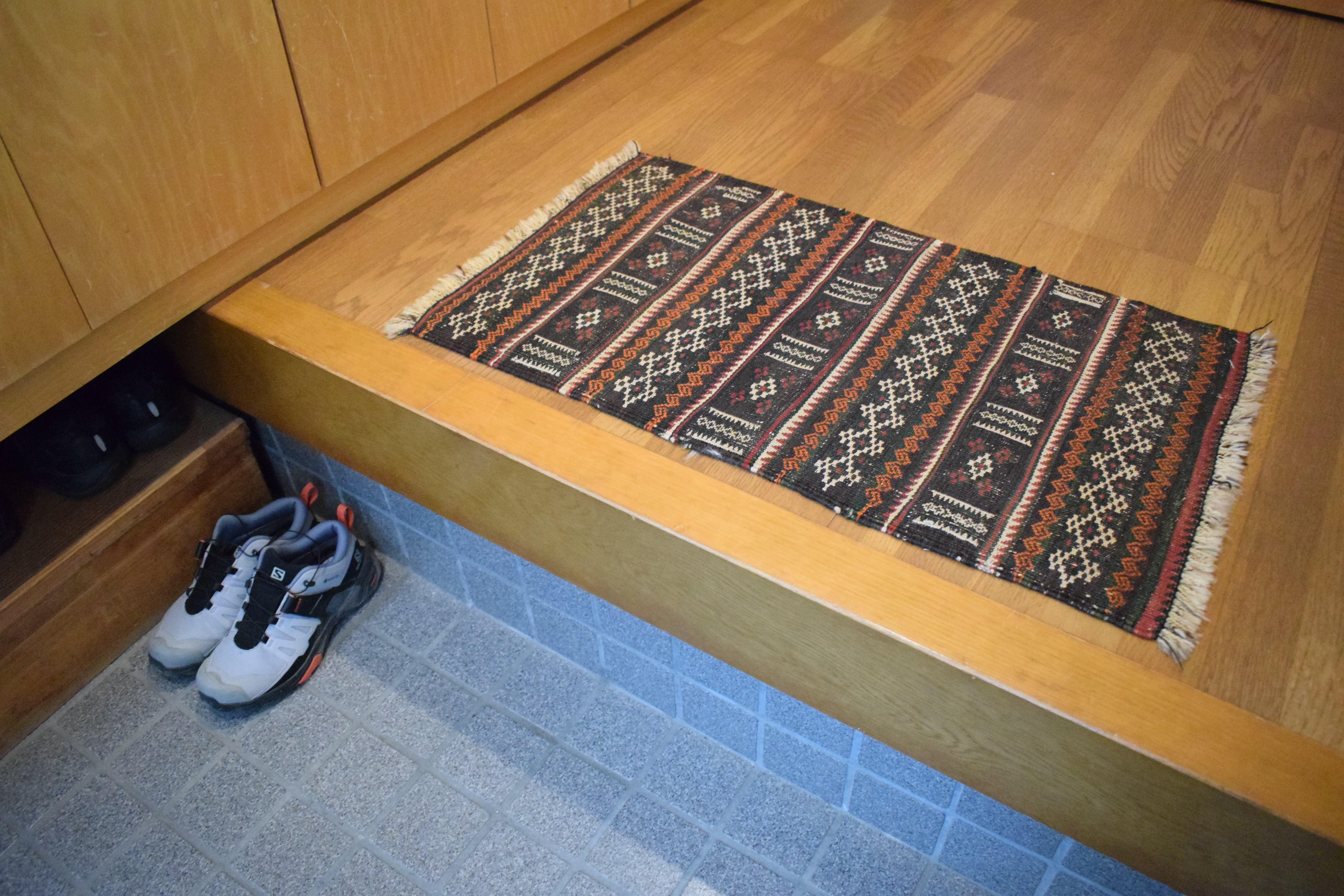 オールドキリム　玄関マット　ススタニバルーチ