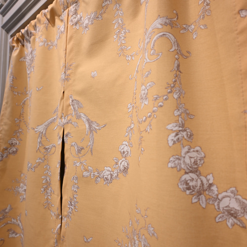 アンティーク 1880年代トワルドジュイ鳥達の森 ミラネーゼレース装飾