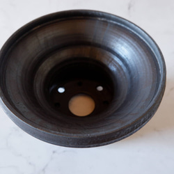 8号鉄砂黒鉢620　塊根植物　多肉植物　盆栽　植木鉢　作家鉢　沖縄 4枚目の画像