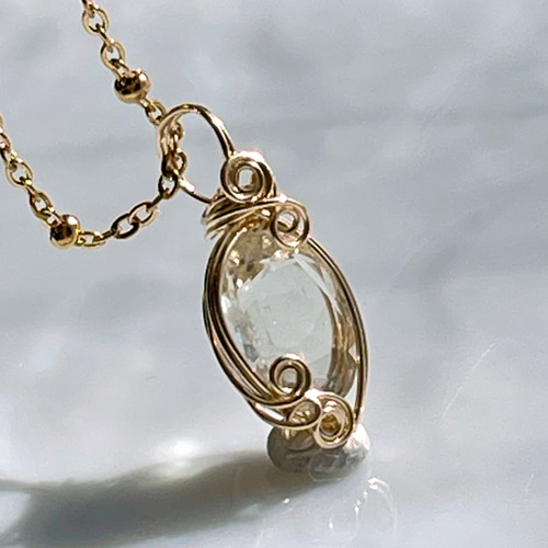 リビアングラス ワイヤ―ペンダントトップ 【公式通販】