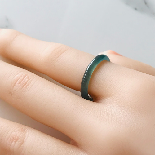 楽天市場】グアテマラ産 翡翠 指輪 ヒスイ jade くりぬき リング