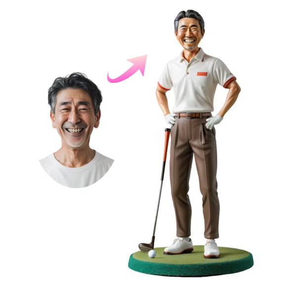 オーダーメイド】お写真で作るオリジナル ボブルヘッド 自分の