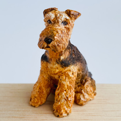 エアデールテリア（Airedale Terrier） その他置物 かりたひかり