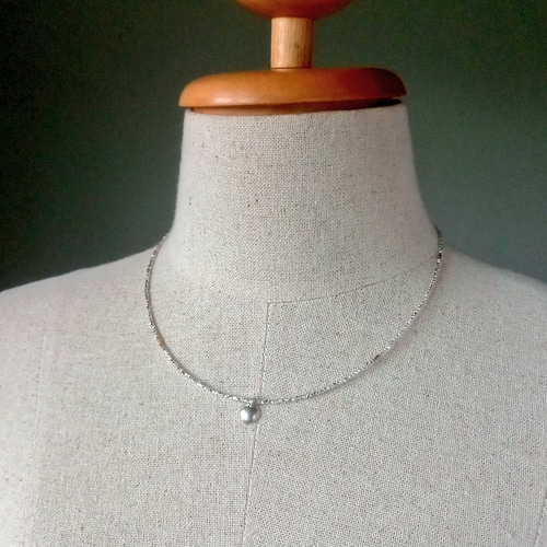 琥珀　ヘソナイト　カレンシルバー　ネックレス　※N50 琥珀 ヘソナイト カレンシルバー ネックレス ※N50 琥珀 ヘソナイト