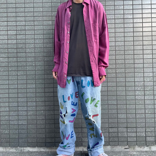 古着 ヴィンテージ vintage パンツ デニムパンツ ラングラー リメイク