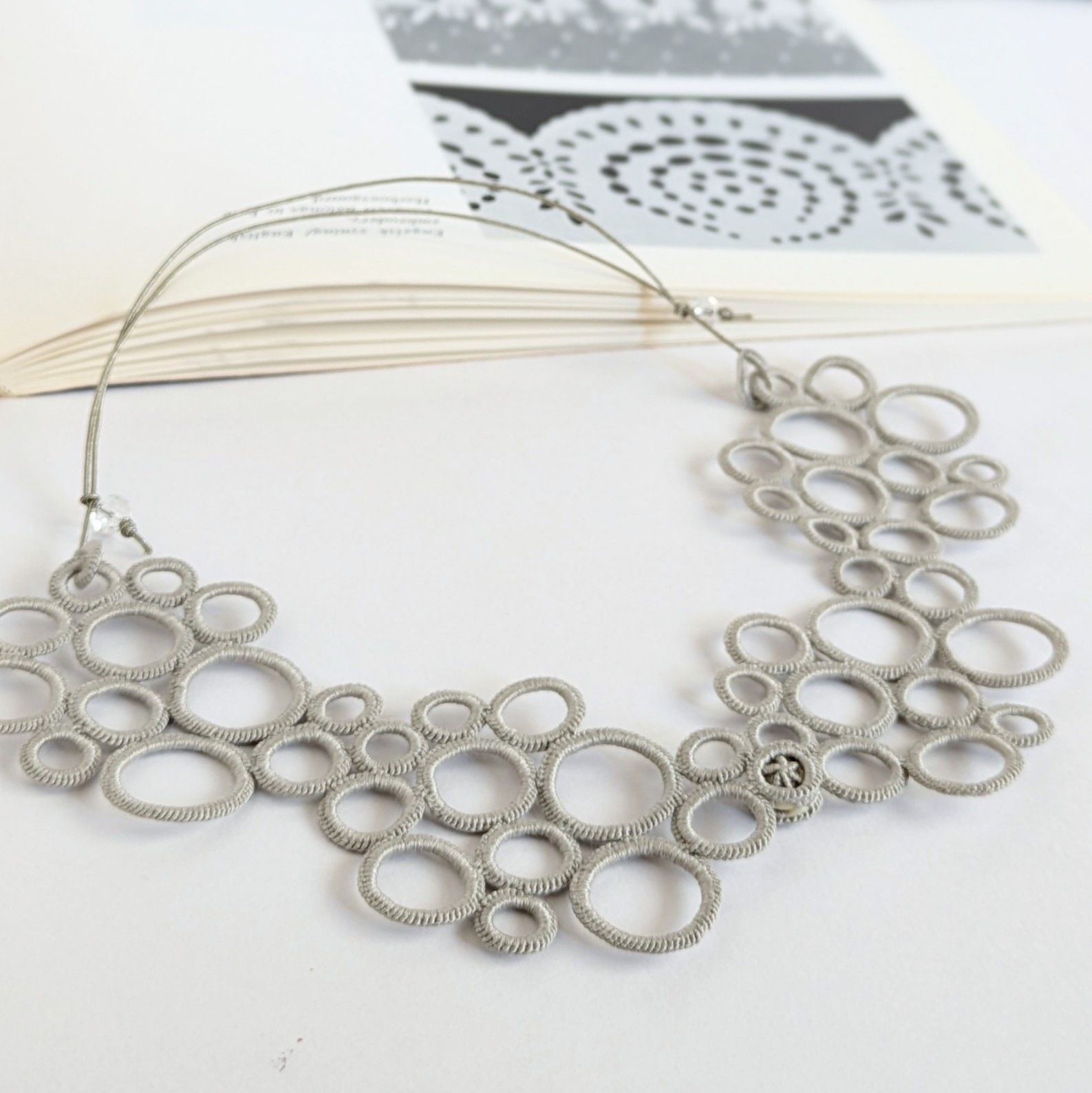 付け襟ネックレス(bubbles)