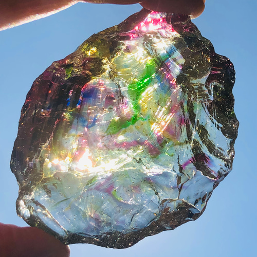 アンダラクリスタル原石　２点 水晶　観賞石 アンダラクリスタル原石【ブルー】 | アンダラクリスタル