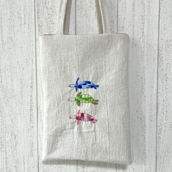 刺繍生地⋆*❁*大きめト－トバッグ⋆*❁*ハンドメイド ガーデン刺繍トートバッグ トートバッグ bean 通販 12690581