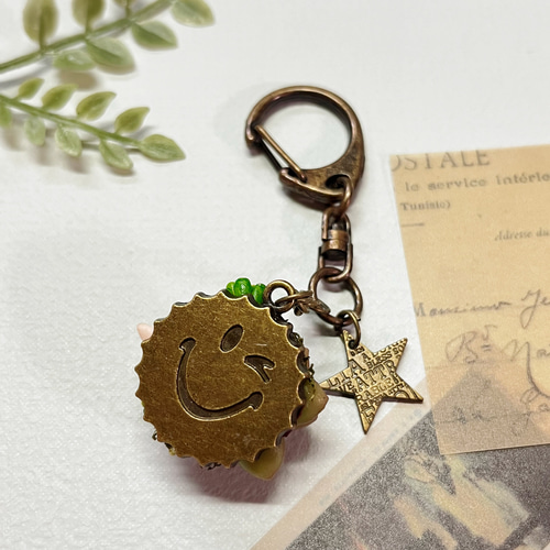 樹脂粘土 多肉植物のキーホルダー キーホルダー kotoriko garden 通販