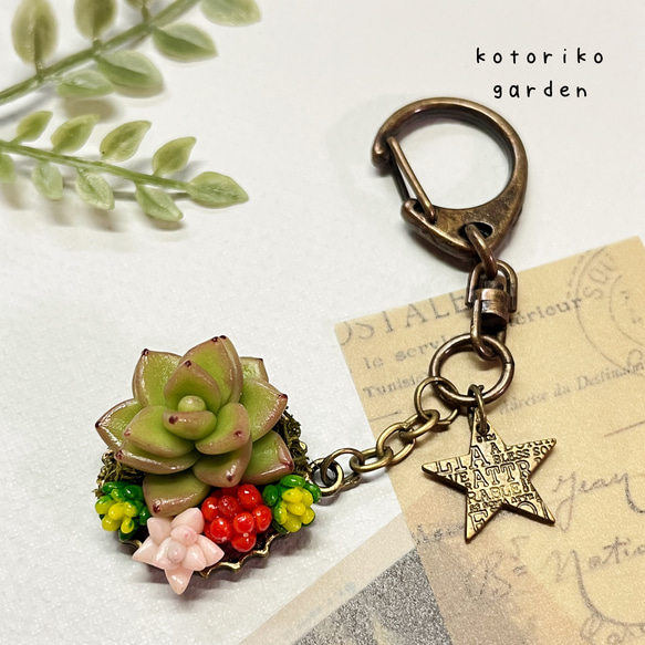 樹脂粘土 多肉 チャーム 樹脂粘土 多肉 チャーム