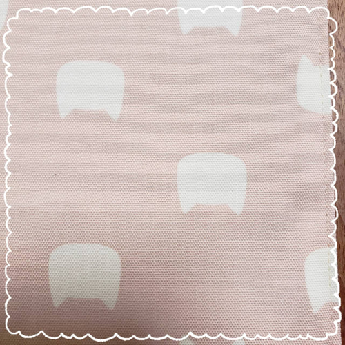 リバーシブルランチョンマット♧白ネコとドット♧30×40cm