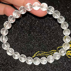 さかい‼️ハートの水入水晶とホワイトトパーズのブレスレット アウトレット セール 通販ハンドメイド・手芸 - さかい様専用‼️ハート