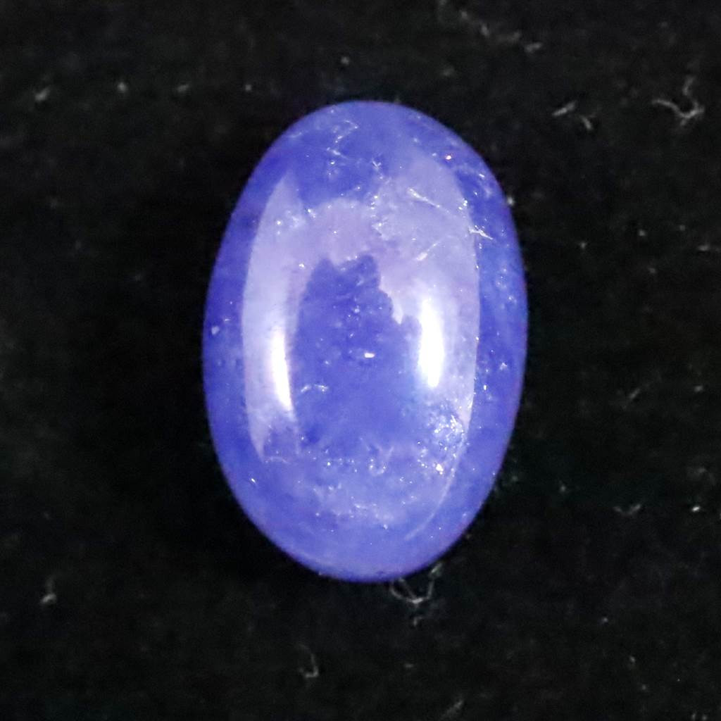 非加熱タンザナイト AAA- ルース 13mm オーバル 1.4g #59516