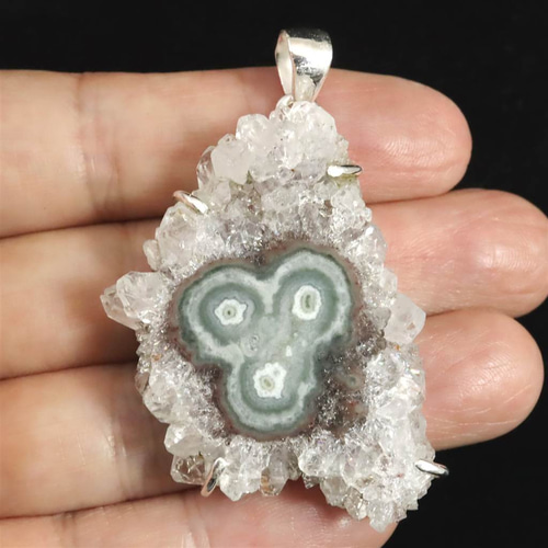 フラワーアメジスト／スタラクライト ペンダント 18.0g #59808