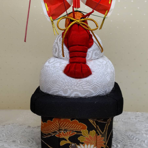 創作人形こころ】 お供え 鏡餅 お正月 木目込み人形 鏡餅