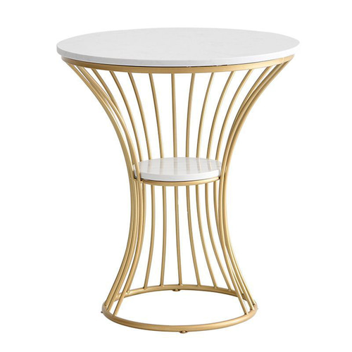 大理石天板のラグジュアリーサイドテーブル2 おしゃれ かわいい