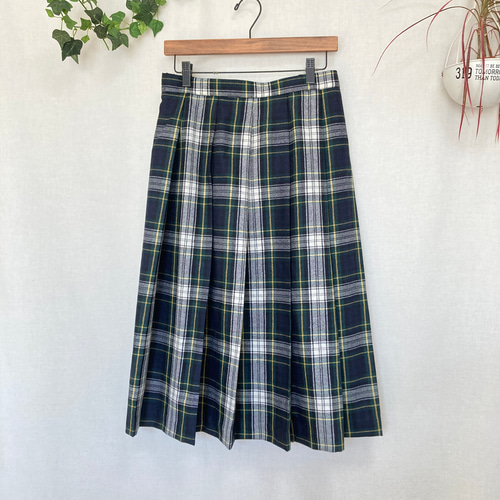 ウールのタータンチェック スカート オーダーページです セミオーダー