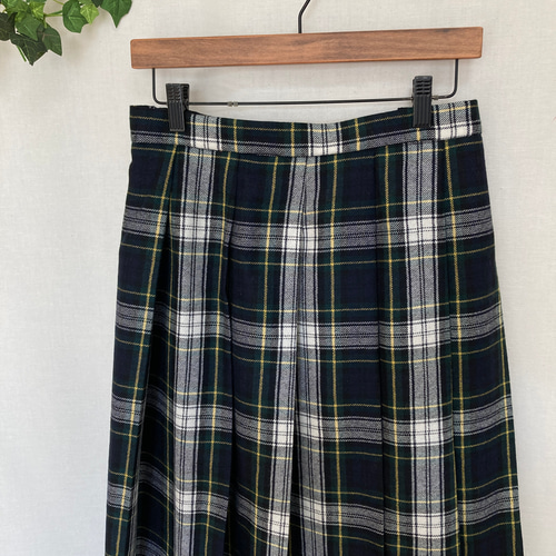ウールのタータンチェック スカート オーダーページです セミオーダー