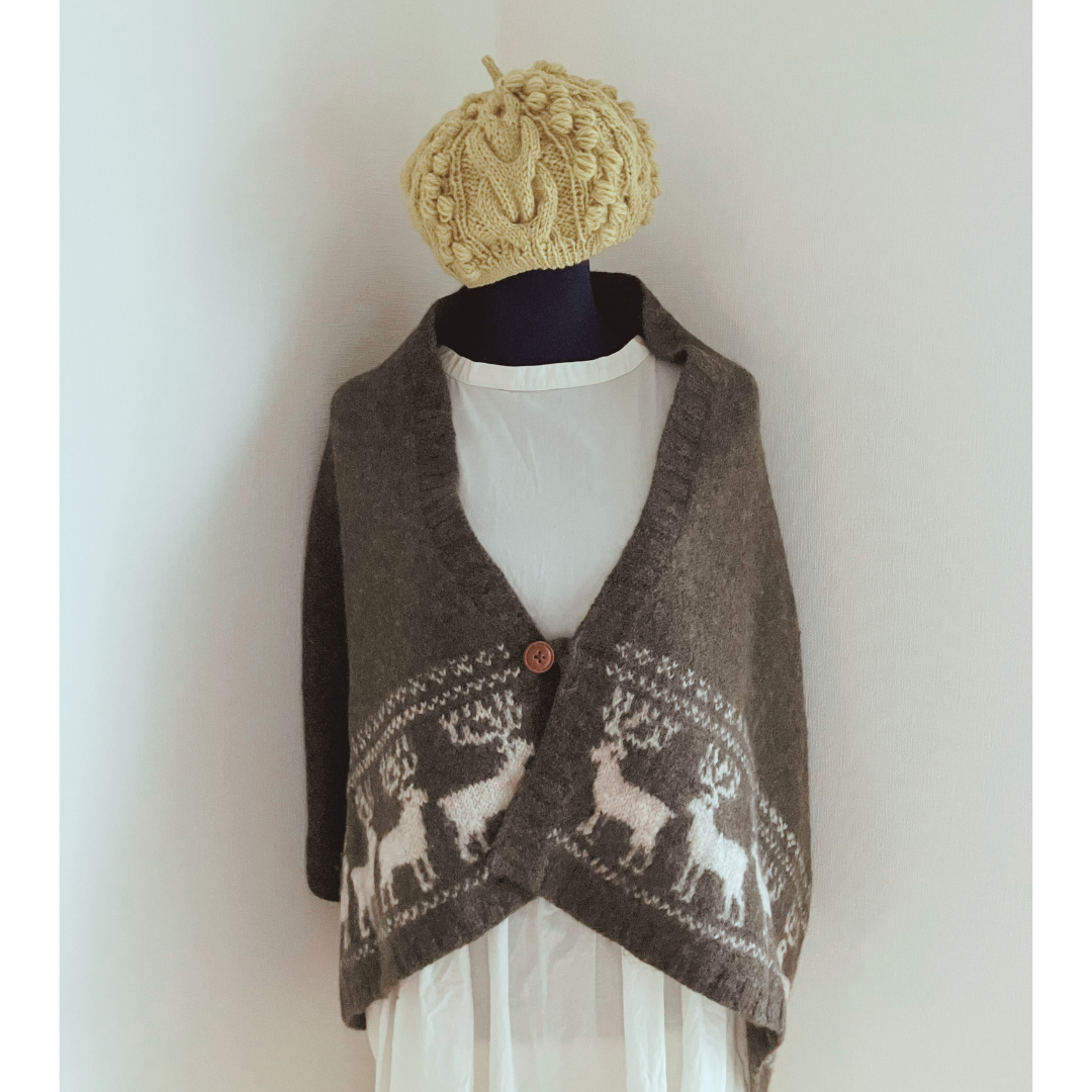 再販　木の実の収穫祭こんなに豊穣になるとは思わなかったどんぐり帽子(ヤマブキ色）～豊穣すぎて今年もできました〜～