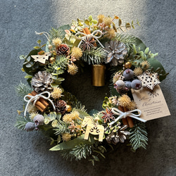 ノルディックリース2024 アーティフィシャルフラワー クリスマス