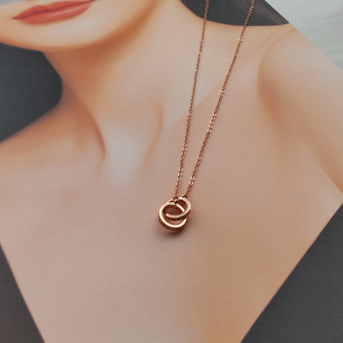ローズゴールド 二重リング ネックレス Amazon.co.jp: ネックレス ネックレス女性のスターリングシルバー