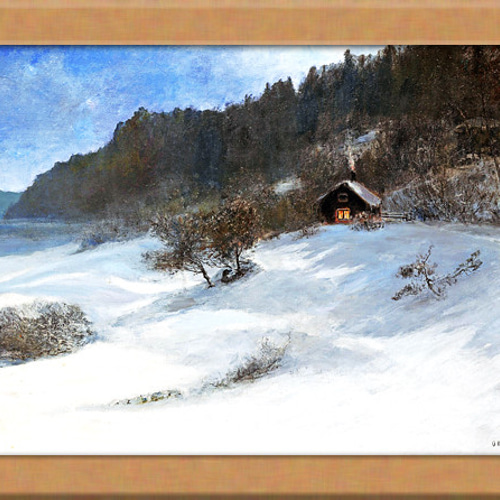 冬の風景画 スウェーデンのアート 絵画 ARTE 通販｜Creema