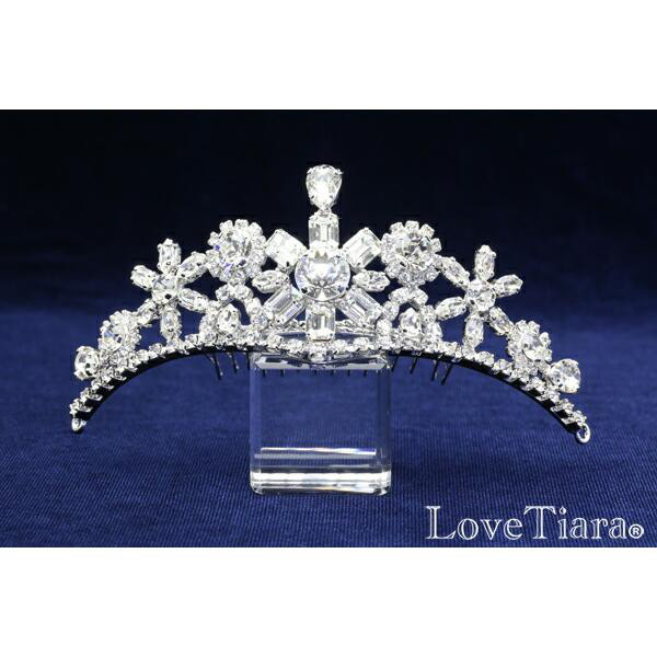 フェアリーコームティアラ CT-37|花嫁 結婚式 ウエディング 王道 上品 華やか 花 フラワー