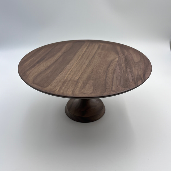 ケーキスタンド ウォールナット ウッドコンポート ディスプレイ