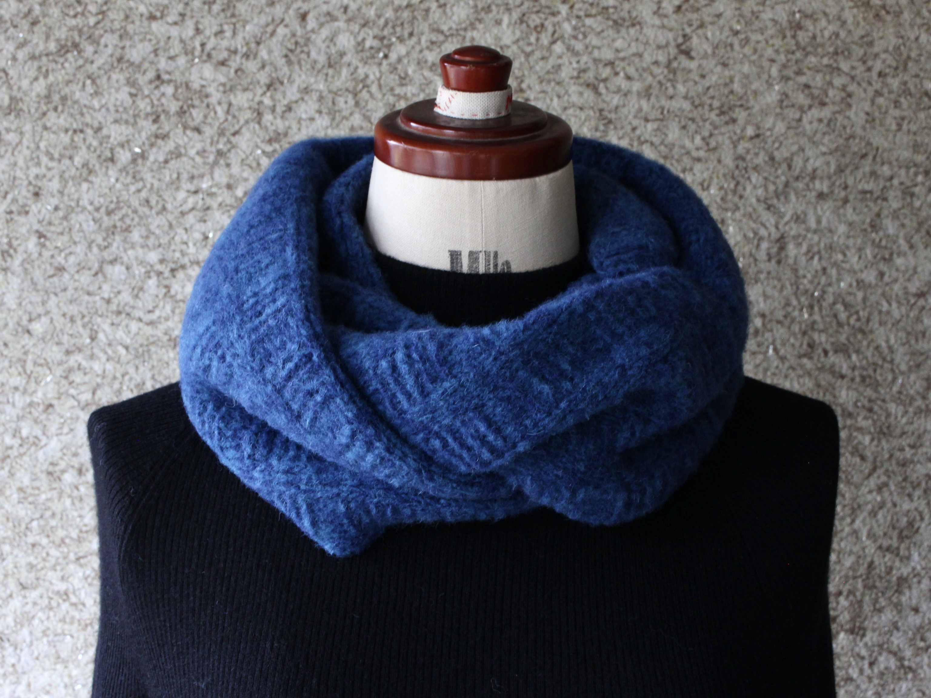 ふわふわ♪ベビーアルパカのニットスヌード