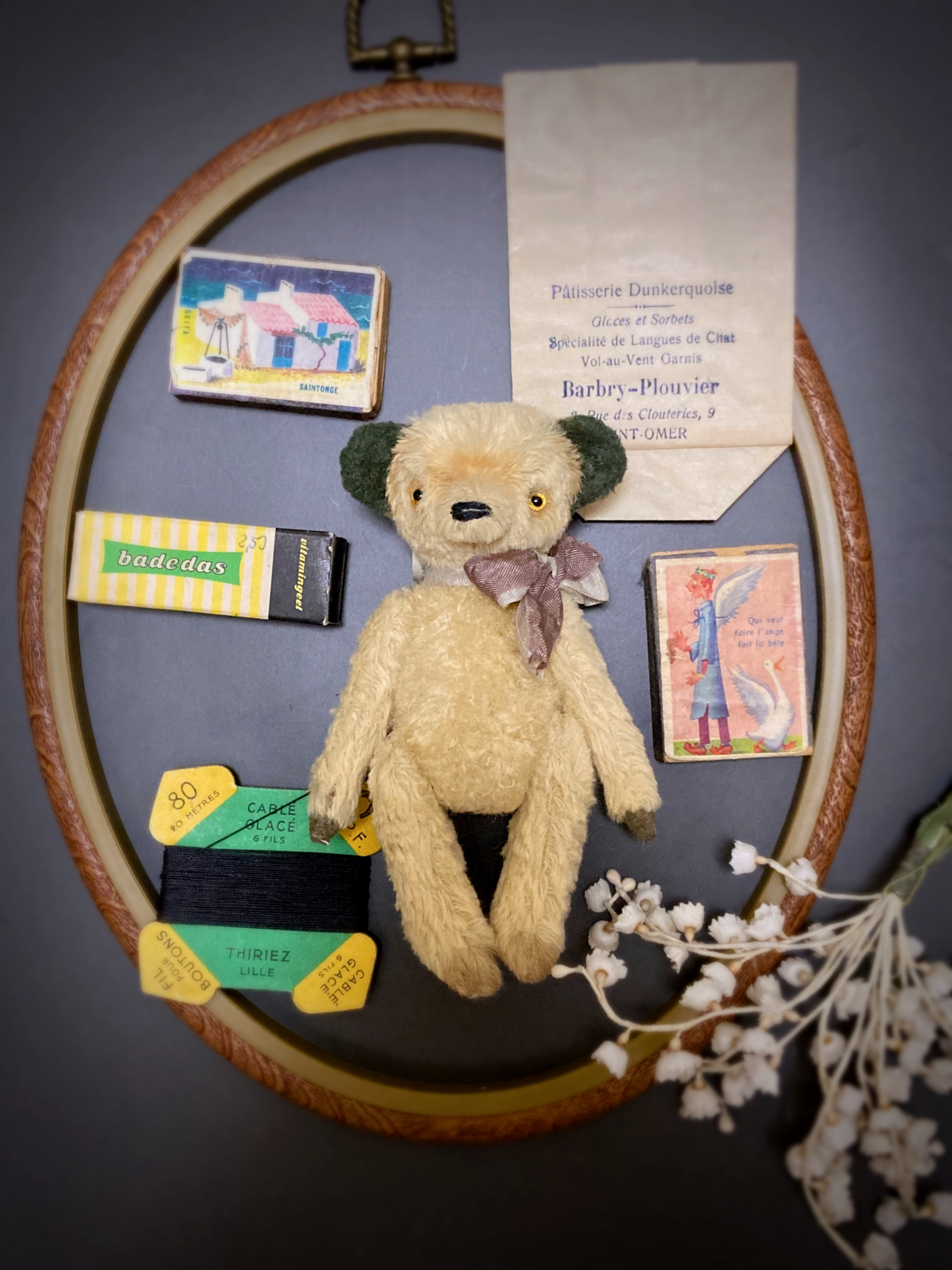 ☆CANON☆ 小さなお友達　テディベア｜くすみブラウンのぬいぐるみ Natasha